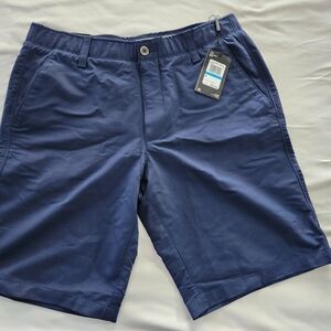 Under Armour Men's Blue Flat Front Shorts